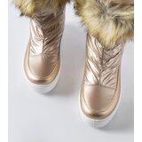 Gemre Metallic snow boots with decorative fur Igne | ePonuda.com