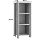 MID.YOU Regal Cliff, Barva Hrasta, Temno Siva | Shoptok.si