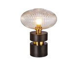 Schuller Norma namizna svetilka 1l črna medenina, (21006582) | Shoptok.si