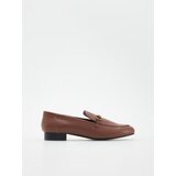 Reserved - Mokasinke s ukrasnom kopčom - smeđi | shoptok.hr