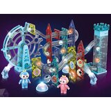 Lean_Toys Žareča krogla, diapozitiv, magnetne kocke, panoramsko kolo dvigala, 129 elementov | Shoptok.si