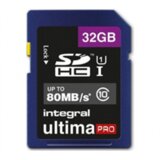 Integral 32GB SDHC UltimaPro CLASS10 80MB UHS-I U1 spominska kartica - INSDH32G10-80U1 | Shoptok.si