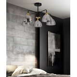 Toolight Viseća Lampa G085-5C Crna Siva | shoptok.hr