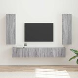  Set TV komoda Zidne 3 pcs Siva Sonoma Konstruirano drvo | shoptok.hr