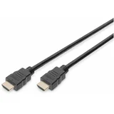 HDMI Priključni kabel [1x Muški konektor HDMI - 1x Muški konektor HDMI] 3 m Crna