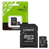 Kingston MicroSD 1TB, Canvas Select Plus, Class 10 UHS-I U3 V30 A1, Read up to 150MB/s, w/SD adapter SDCS3/1TB | ePonuda.com