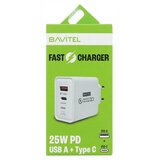 BAVIN Bavitel punjač 25W Usb A+ Type C bela ( 92016 ) Cene