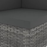  Modularna kutna sofa od poliratana siva | shoptok.hr