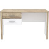 XORA Pisalna Miza Tess, Bela, Barva Hrasta | Shoptok.si