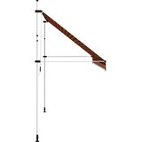 Tenda na ručno uvlačenje 400 cm narančasto-smeđa | shoptok.hr