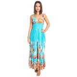 Isla Bonita By Sigris Duga Midi Haljina Plava | shoptok.hr