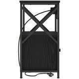  Noćni ormar Crni hrast 40 x 31 x 60 cm Konstruirano drvo | shoptok.hr