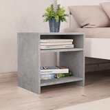 The Living Store Nočna omarica betonsko siva 40x30x40 cm iverna plošča - Omarica Za Ob Posteljo, (21420869) Cene