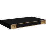  Plutajuća zidna polica crna 40 x 23 x 3,8 cm MDF | shoptok.hr