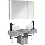  Set ormarića za kupaonicu 4 kom. Siva Sonoma Konstruirano drvo | shoptok.hr