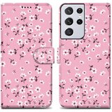 Cadorabo Ohišje, združljiv s Samsungom - Design Flower Rain št. 6 - Zaščitni pokrov z magnetnim zapiranjem, funkcijo stojala in režo za kartico, (20590276) Cene