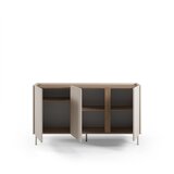 Marckeric Krem/u prirodnoj boji komoda u dekoru hrasta 150x82,5x40,5 cm Lucile – | shoptok.hr