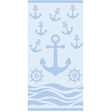 B.E.S. Svijetlo plavi pamučan ručnik za plažu od frotira 70x140 cm Anchor – | shoptok.hr