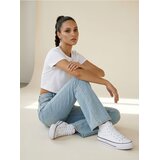 Sinsay Pamučne visoke tenisice s debelim potplatom | shoptok.hr