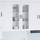 vidaXL Stenska kuhinjska omarica Bela 80 x 31 x 100 cm Konstruiran les | Shoptok.si