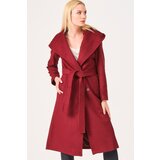 Dewberry Z6679 LADIES COAT-BURGUNDY | ePonuda.com
