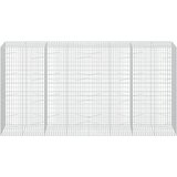  Gabion s žicom debljine 3,5 mm i mrežom 5x10 cm 400x100x200 cm | shoptok.hr