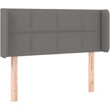  Posteljno vzglavje temno sivo 103x16x78/88 cm blago, (20953400) | Shoptok.si