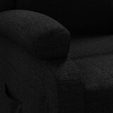  Naslonjač od tkanine crni | shoptok.hr