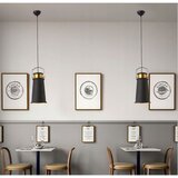 Toolight stropna svjetiljka asti c crna / zlatna | shoptok.hr