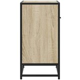 vidaXL Noćni ormarić Sonoma hrast 60x31x60cm Konstruirano drvo i metal | shoptok.hr