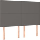 Krevet s oprugama i madracem sivi 140x200 cm od umjetne kože | shoptok.hr