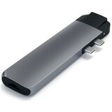 Satechi Aluminijasto vozlišče Type-C Pro (HDMI 4K, PassThroughCharging, 1x USB3.0,1xSD, Ethernet), vesoljsko sivo | Shoptok.si