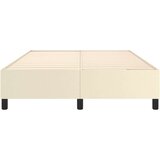 vidaXL Okvir za krevet s oprugama krem 140x190 cm od umjetne kože | shoptok.hr