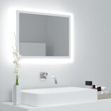  LED kupaonsko ogledalo bijelo 60 x 8,5 x 37 cm akrilno | shoptok.hr