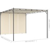  Vrtna sjenica s bočnim zastorom 4 x 3 x 2,25 m krem | shoptok.hr