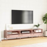  TV ormarić ružičasti 202x39x43,5 cm hladno valjani čelik | shoptok.hr