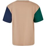 Urban Classics Boys' Organic Oversized T-Shirt Colorblock unionbeige | Eponuda.ba