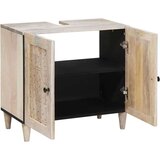 vidaXL Kupaonski ormar Zidne Bijelo 62 x 33 x 58 cm Masivno drvo manga u