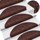 vidaXL Otirači za stepenice 10 kom 65 x 25 cm smeđi | shoptok.hr