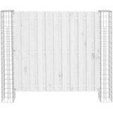  Stup za ogradu 2 pcs Srebrno 20 x 20 x 190 cm Metal | shoptok.hr