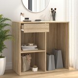 Kozmetički ormarić boja hrasta 80x40x75 cm konstruirano drvo | shoptok.hr