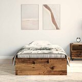  Krevetna konstrukcija Staro drvo 100 x 200 cm Konstruirano drvo | shoptok.hr