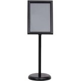 vidaXL A3 Pedestal Poster Stojala 2 kosa Črno aluminijasto stojalo | Shoptok.si
