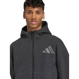 Adidas Športna jopa na zadrgo 'Z.N.E.' temno siva / pegasto črna | Shoptok.si
