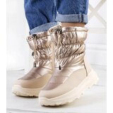 Gemre Golden snow boots with Houle drawstrings | Shoptok.si