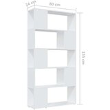 vidaXL ormarić za knjige / sobna pregrada bijeli 80x24x155 cm iverica | shoptok.hr