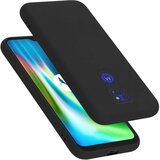 Cadorabo Ohišje je združljivo z Motorola MOTO G9 PLAY in tekoča črna barva - Zaščitni ovitek iz prožnega silikona TPU, (20860590) | Shoptok.si