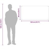 vidaXL Kućna zidna obloga Prozirna Staklo 120 x 60 cm Izdržljiva | shoptok.hr