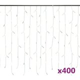  Zavjesa sa sigama 10 m 400 hladne bijele 8 funkcija | shoptok.hr