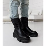 Gemre Black insulated quilted snow boots Hoffman | ePonuda.com